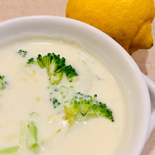 豆乳レモンクリームスープ★さわやかテイスト